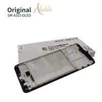 Original para Samsung A315 OLED LCD Marcos de montaje de repuesto con 1 año de garantía Piezas de teléfono móvil Paquete de servicio de reemplazo