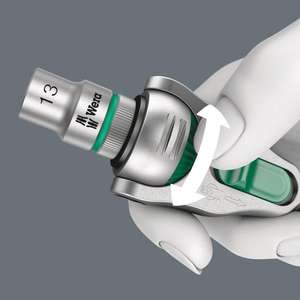 WERA - 05004049001 Jeu de douilles à cliquet rapide 3/8 ''et pouces (29 pièces) -ENSEMBLES DE CLIQUET ET DE DOUILLES EAN 4013288173980 3/8" - Product Image 5