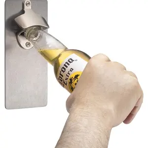 Wholesale Zinc Alloy chrome Wall Mounted Beer Stationary Bottle Opener
