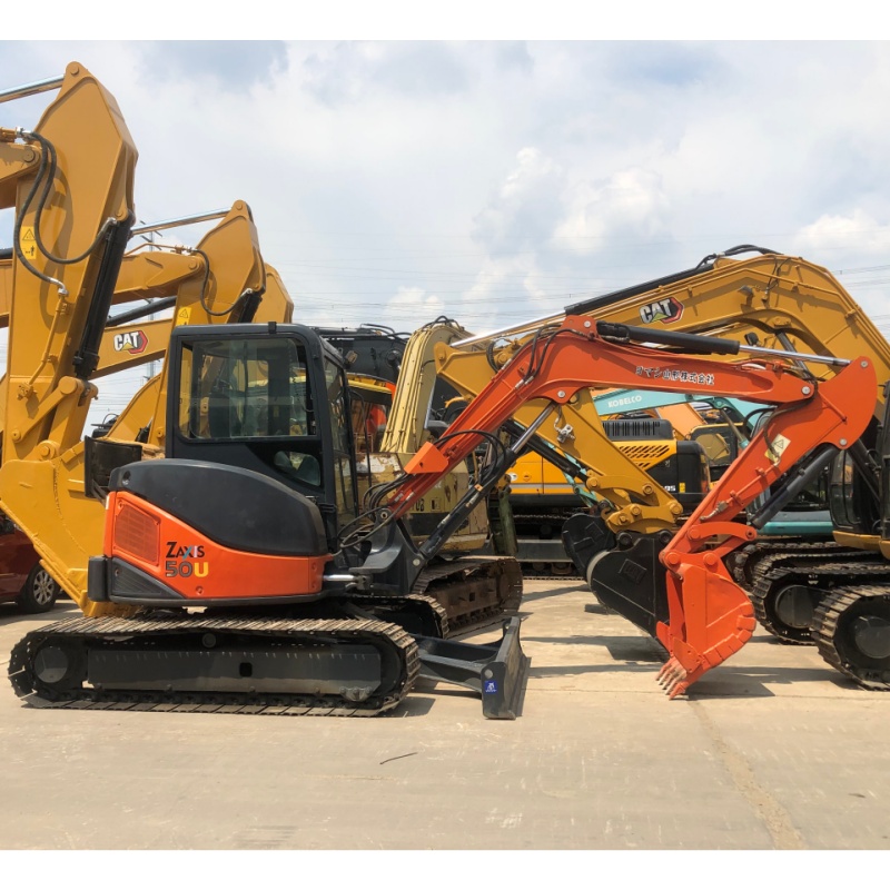 Used Hitachi ZX50U-2 Excavator - 5 Ton, Low Hours, 2022