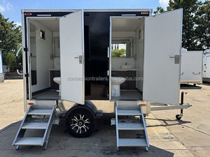 Remorque de toilettes mobiles de luxe pour événements VIP, avec <span class=keywords><strong>douche</strong></span> intégrée, personnalisable, écologique et portable - Product Image 4