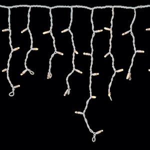 Luces LED de Navidad tipo carámbanos, 400 L, blanco cálido, para decoración interior y exterior - Product Image 1