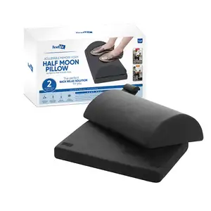 Adjustable Ergonomic Footrest Foot Elevation Feet Pillow Orthopedic Desk Sleep Airplane Travel Foot Leg Rest Pillow