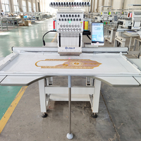 Machine à broder informatisée à tête unique pour vêtements et logos, haute performance, nouvelle génération, haute précision, facile à utiliser, pour usage domestique