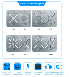SUNSHINE y soporte de PCB para iPhone A8 A9 A10 <span class=keywords><strong>A11</strong></span> A12 A13, juego de estaño para planta de CPU, molde de posicionamiento de estaño, Red de acero para planta de estaño - Product Image 5