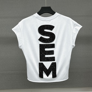 YITE sfuso strass da <span class=keywords><strong>uomo</strong></span> aderente Muscle Gym da corsa canotta con stampa personalizzata t-shirt da <span class=keywords><strong>uomo</strong></span> in cotone oversize senza maniche - Product Image 2