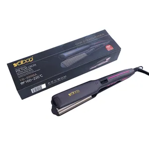 Factory Price Professional Salon High Quality Hot Comb Fast PTC Heating Steam 2-in-1 Hair Straightener Curler