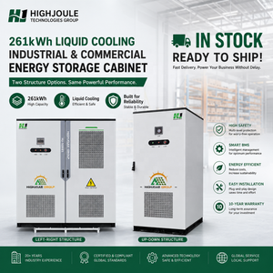 Poland Stock 261kWh Liquid-Cooled Battery <b>Energy</b> <b>Storage</b> <b>System</b> Commercial Industrial BESS Cabinet Poland Warehouse OEM Factory - Product Image 2