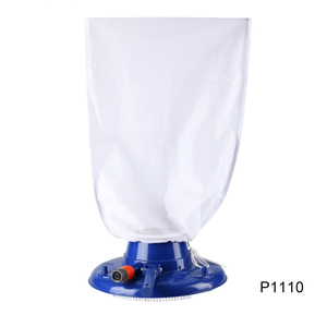 Poolstar blu acqua ventosa piscina sottovuoto in plastica resistente grande borsa elegante 'mangiato' per una comoda pulizia della piscina - Product Image 1