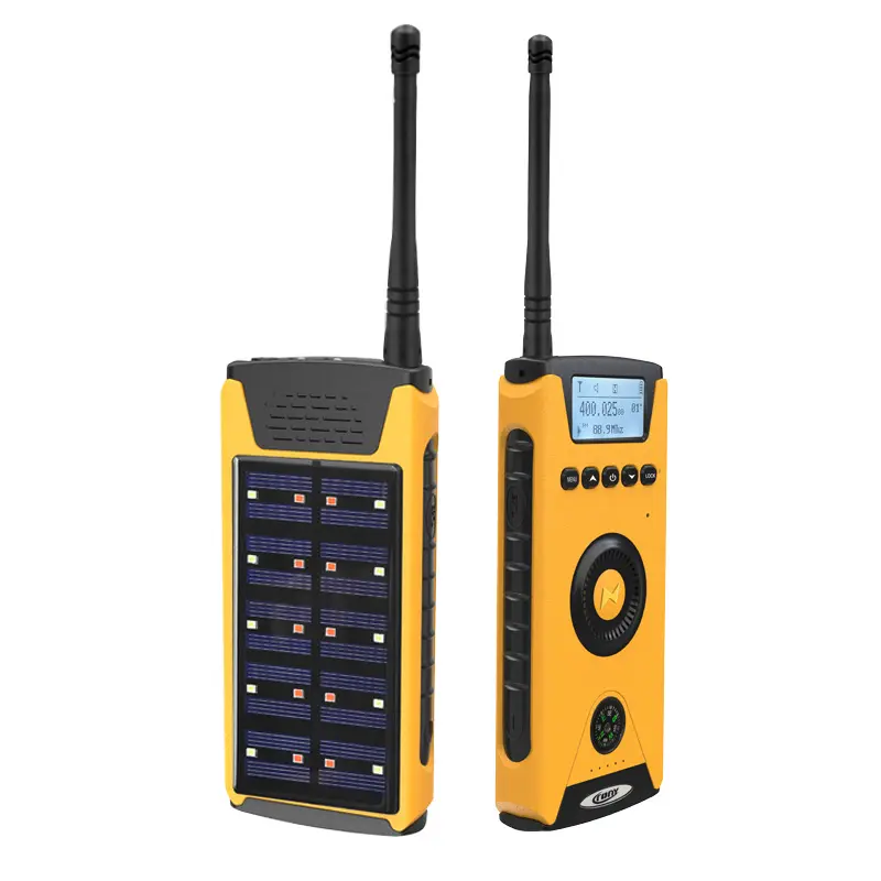 De Banque Lumière Boussole Puissance Talkie-walkie Longue Portée de Communication Radio Bidirectionnelle CY-919
