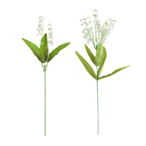Flores Artificiales Ruilisi Lirio del Valle de 36 cm, Blancas, Decoración para el Hogar, Accesorios para Bodas - Product Image 5