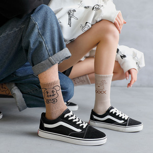 Winter Earth Knit Cotton <strong>Socks</strong> With Thick <strong>Socks</strong> Trend Cartoon <strong>Woollen</strong> Hosiery Couples <strong>Socks</strong> - Product Image 3