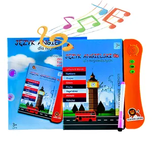 Kirghizistan Machine d'apprentissage Audio E-Book livre d'étude livre d'intelligence E Book pour la musique des enfants