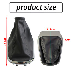 Pomo de Palanca de Cambios para Chevrolet Cruze Sonic Aveo T300, 5 y 6 Velocidades, Cuero Negro con Acabado Cromado, Accesorio Interior para Auto - Product Image 4