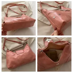 Bolso Hombro Estilo Punk Diseño Estrella para Mujer, Casual Y2k Genial, Bolso Bandolera de PU para Chicas, Bolsos de Mano y para Teléfono Bajo el Brazo - Product Image 5