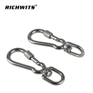 ตัวเชื่อมต่อสแตนเลสรูปเลขแปด RICHWITS สำหรับสายจูงสัตว์เลี้ยง 5x5 5x6 5x7 ตะขอเกี่ยวอเนกประสงค์ ทนทาน - Product Image 3