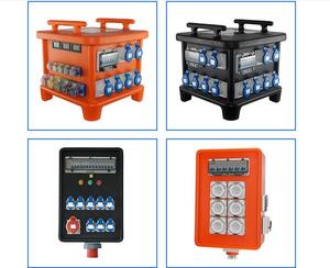 CEE/IEC standart mobil taşınabilir priz kutusu PE ABS ve PC malzeme IP65 koruma seviyesi dağıtım soket kutusu - Product Image 4