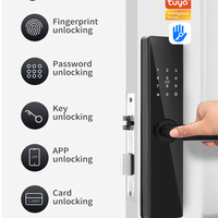KROVI G08 FCC/CE/RoHS/ Certifié Tuya WiFi Contrôle à distance Serrure intelligente Cerradura Inteligente Serrures intelligentes pour portes en bois