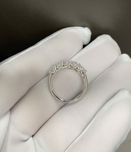 Anillos de Eternidad de Diamantes Cultivados en Laboratorio, Diseño Personalizado, Oro Sólido de 18K, 14K, 9K - Product Image 2