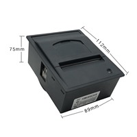 Printer Panel Mini 58mm Printer termal dengan Rs232 Port Usb untuk HCC-EB58 tiket tanda terima Atm
