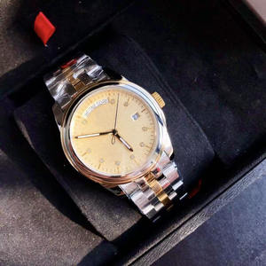 ขนาดเส้นผ่านศูนย์กลางมีให้เลือกหลายขนาด เหล็กกล้าไร้สนิม 904L คริสตัลแซฟไฟร์ นาฬิกาจักรกลแบบไหลเวียนด้านบน - Product Image 6