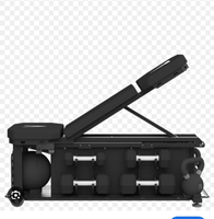 Banc de musculation multifonction réglable pour entraînement à domicile, avec support de rangement pour haltères et bancs pour exercices de musculation