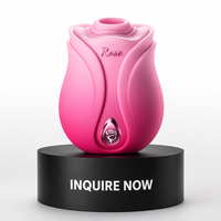 10 Jahre OEM ODM Service Smart App Fernbedienung 10 Frequenzen IPX7 Wasserdichter Silikon-Rosen-Saugvibrator Sexspielzeug