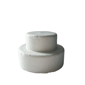 Trắng Polystyrene xốp đĩa giả bánh - Product Image 6