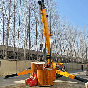 رافعة زحافة تلسكوبية هيدروليكية يمكن أن تدخل المصاعد وورش العمل رافعات عنكبوتية 5 أطنان و 8 أطنان - Product Image 4