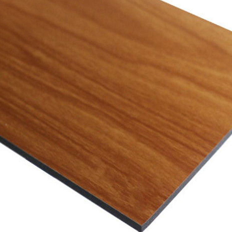 Texture en bois Panneau de Revêtement de Mur En Bois Conception Acm