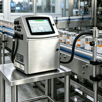 Impresora de Inyección de Tinta de Alta Velocidad V2000 Docod CIJ, Máquina de Codificación de Fechas y Códigos de Barras de Matriz de Puntos Industrial con Cabezal de Impresión Cilíndrico