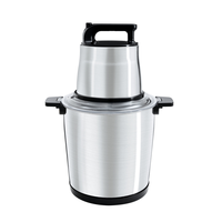 Hachoir Électrique Multifonctionnel en Acier Inoxydable 15L, Puissant Robot Culinaire pour Viande et Légumes, Usage Domestique