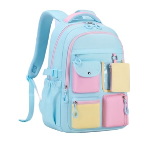Low Custom Middle School Girl <b>Bags</b> Kids Backpack Oxford Students 2-piece Set Schoolbag Children in Grades 6-9 Backpack Lunch <b>Bag</b> - Product Image 1
