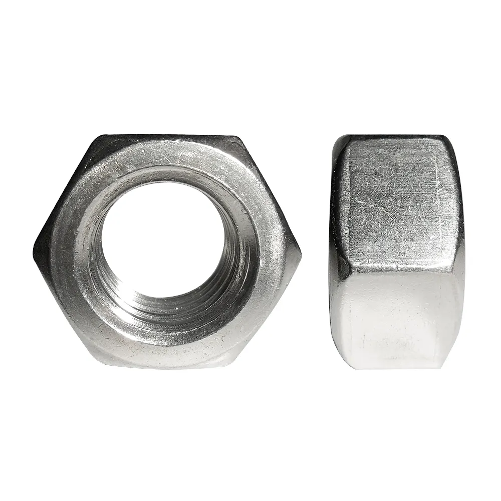 Boulon hexagonal DIN934 grade 8.8 en acier inoxydable 304 316, écrous hexagonaux