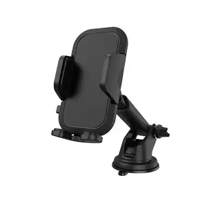 Online Hot Sell Car Bracket Smartphone Support Dashboard Windshield Car Mount 1 Touch Release Car Mobile Phone Holder