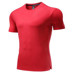 Kaos Gym Seamless Custom Grosir, Panel Mesh Bernapas, Cepat Kering, Pakaian Olahraga Tim, OEM ODM, MOQ Kecil - Product Image 6