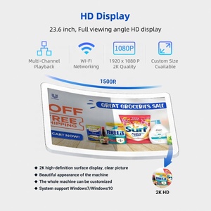 Factory Direct Sale 23.6 Inch Self Order Kiosk <b>With</b> QR/bar Code <b>Scanner</b> Pos Holder Payment Terminal Kiosk Desktop Machine - Product Image 5
