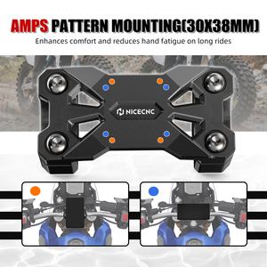 Elevador de manillar de aluminio NICECNC de 25mm con patrón de amperios para motocicleta Honda CRF1100L <span class=keywords><strong>Africa</strong></span> <span class=keywords><strong>Twin</strong></span> Adventure 2020-2023 2024 2025 - Product Image 3