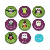 Halloween Owl Stickers Alternating Halloween Designs Stickers Decorations Trick or Treat Bag Stuffer Filler for Kids