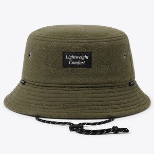 Chapeau Bob Ajustable en Polaire avec Patch en Cuir Gaufré Personnalisé T&L pour l'Été et l'Hiver, Idéal pour le Camping en Plein Air - Product Image 2