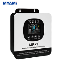 Contrôleur de charge hybride éolien-solaire MYAMi MPPT 20A 35A Max 130V PV Entrée 12V 24V 48V Automatique Affichage LCD RS485 pour usage domestique