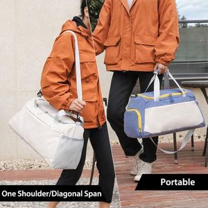 Bolsa de Deporte de Gran Capacidad con Diseño Nuevo y Personalizado, Bolsa de Viaje para Yoga, Bolsa de Gimnasio Portátil con Compartimento para Zapatos - Product Image 5