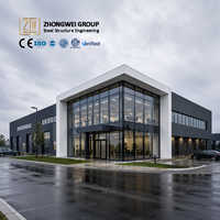 Almacén Logístico de Estructura de Acero Prefabricada ZW, Taller, Edificio Industrial, Edificio Comercial, Almacén de Estructura de Acero