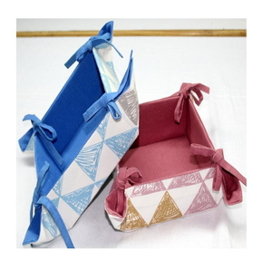 Paniers de rangement écologiques 100% coton, tissu toile durable, paniers organisateurs multi-usages pour jouets, vêtements, linge - Product Image 6