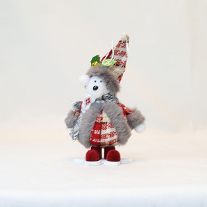 2025 ensemble de Figurines en peluche de noël chaud père noël bonhomme de neige renne décorations festives ornements de table de noël pour la décoration de la maison de vacances - Product Image 3