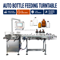 Automatischer Rundtisch-Flaschenentwirrer aus SUS304 für Plastik- und Glasflaschen mit Pufferfunktion und Sortierfunktion
