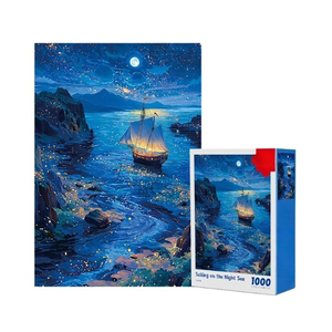 Rompecabezas de 1000 Piezas de Papel con Diseño de Paisaje Escénico de Pintura Famosa Mundialmente, Juguete de Rompecabezas Difícil, Regalo OEM - Product Image 1