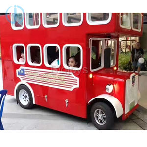 Nouveau <span class=keywords><strong>bus</strong></span> électrique londonien pour parc d'attractions à vendre <span class=keywords><strong>bus</strong></span> de fête à double pont - Product Image 3