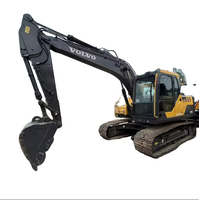 Excavatrice originale de la chenille 14Ton volvo ec140dl EC60DL EC140DL EC240D EC210DL à vendre 2023 excavatrice utilisée de volvo