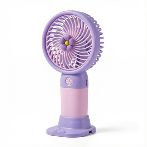 Mini Ventilador Portátil de Verano, Diseño de Dibujos Animados, Lindo, para Estudiantes, de Escritorio, Carga USB, con Forma de Flor, Múltiples Estilos y Colores, Nuevo Mini Ventilador USB - Product Image 1